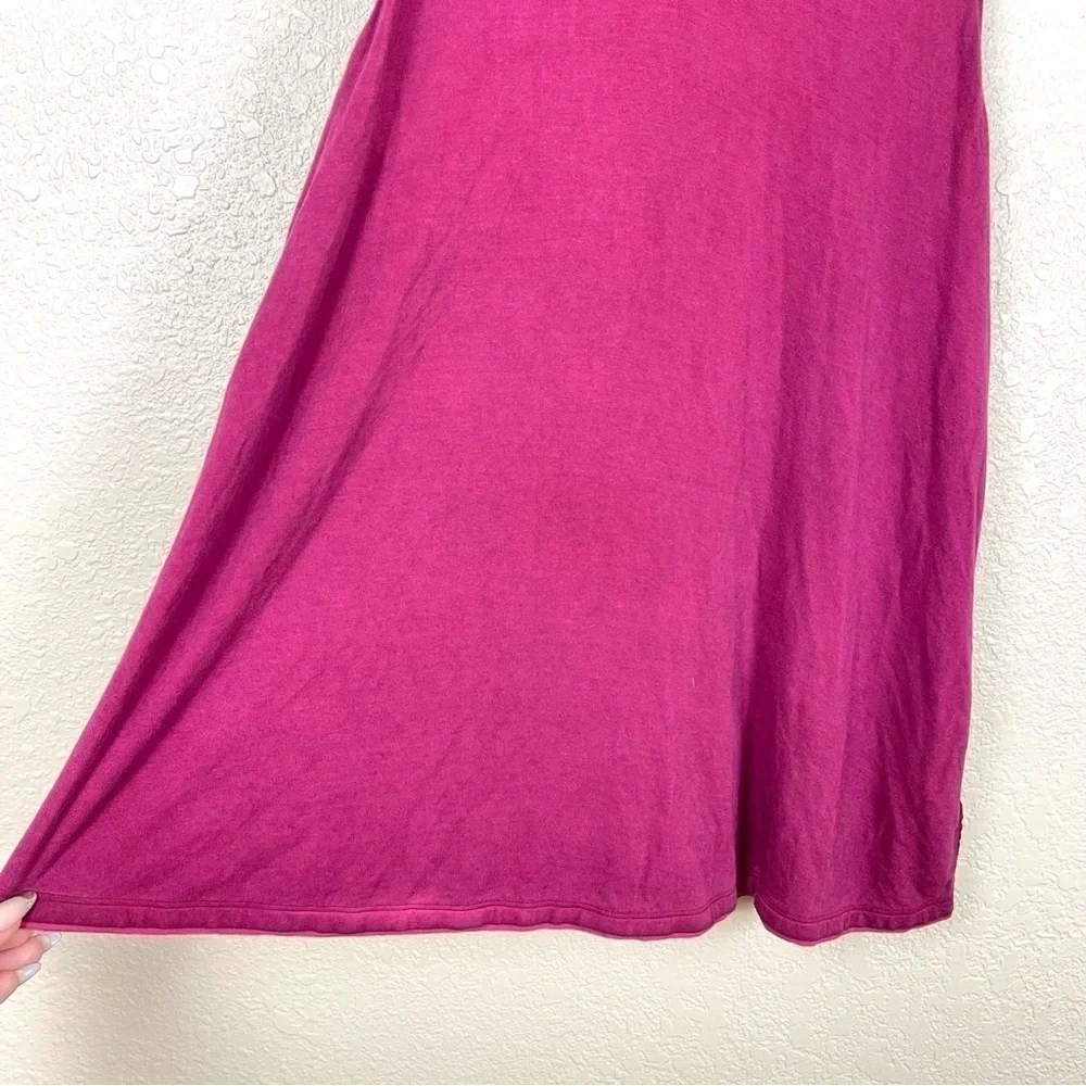 Free People Amelia Y-Strap Raspberry Sleeveless‎ Racerback Tank Top Sz Small Wmn